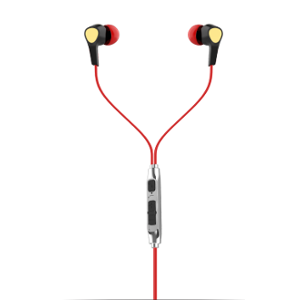 Detel D7 3.5mm Jack Red Earphone, Cord Length: 1.2 m