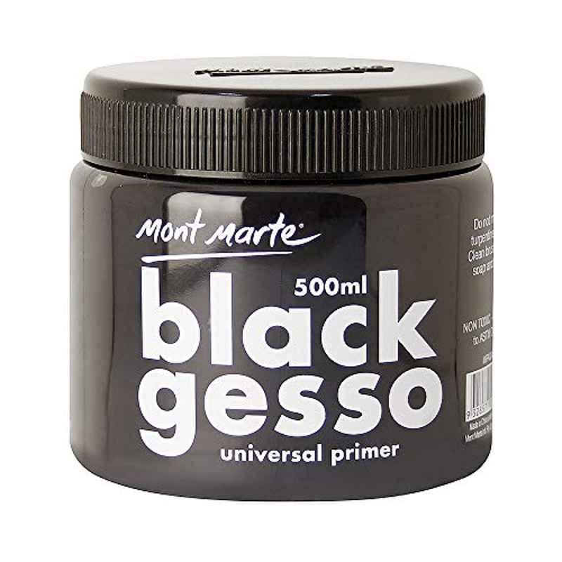 Mont Marte 500ml Black Gesso Universal Primer