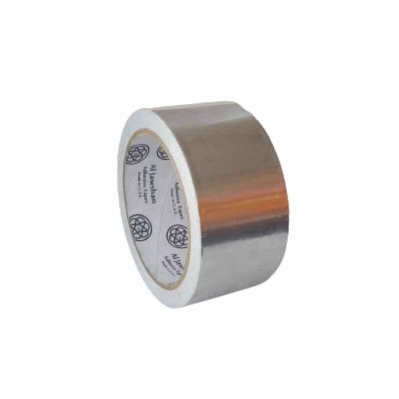 Al Jawshan Aluminium Foil Tape, JAW046, 2  inchx20 Yards, Silver, 24 Rolls/Carton