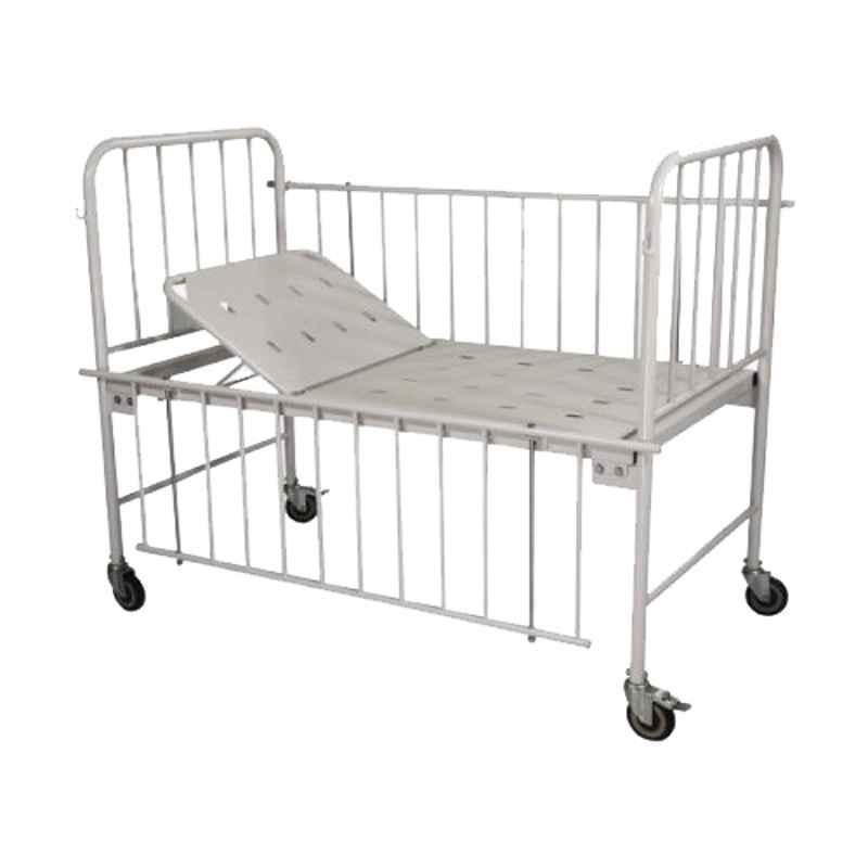 Wellsure Healthcare WSH-1202 Mild Steel Pre-Treated Epoxy Powder Coated Pediatric Semi Fowler Bed