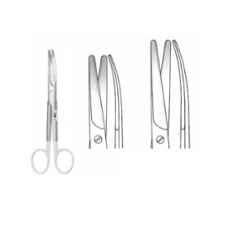 Alis 14.5cm/6 inch Scissors with Tungsten Carbide Inserts Mayo Curved, A-GEN-308-14
