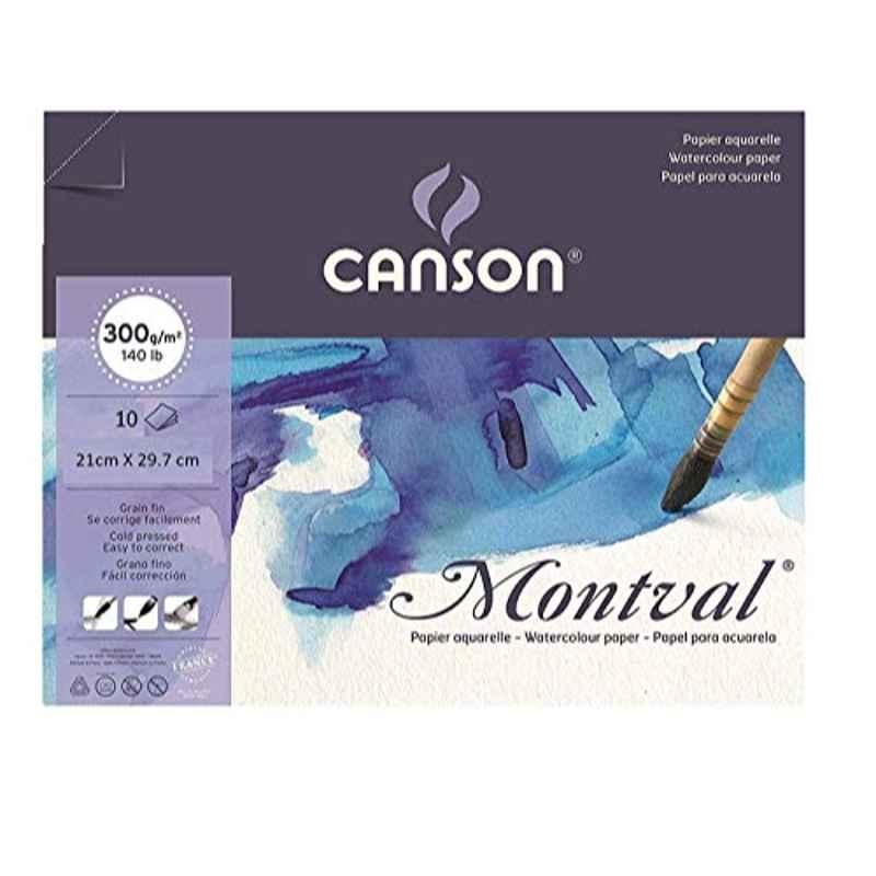 Canson Montval A4 Paper 300 GSM 10 Sheets Packet