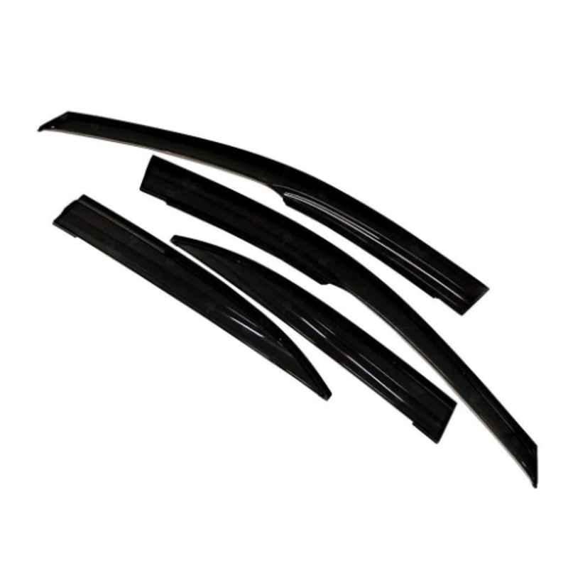 Enexoya 4 Pcs ABS Black Unbreakable Car Door Visor Set for Tata Nexon New, 100125