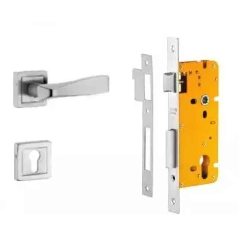 Dorset ML Series Stella Stainless Steel Silver Chrome Finish Door Handle Lock Set with