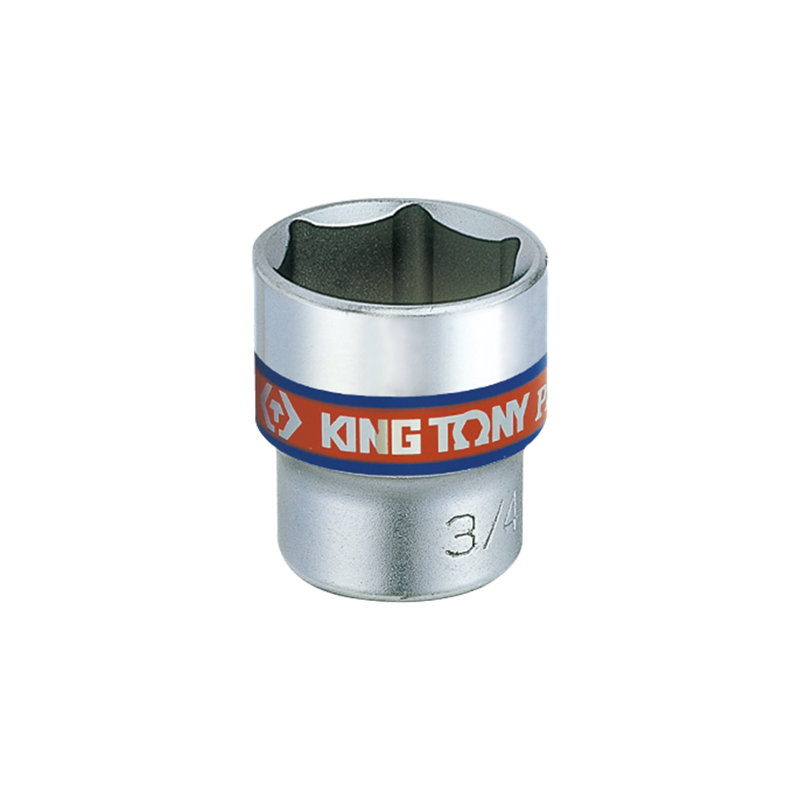 King Tony 3/8 inch 3/4 inch Hexagon Standard Socket, 333524S