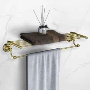Plantex 304 Grade Stainless Steel 24 inch Towel Rack for Bathroom/Towel Stand/Hanger/Bathroom Accessories Skyllo (Antique)