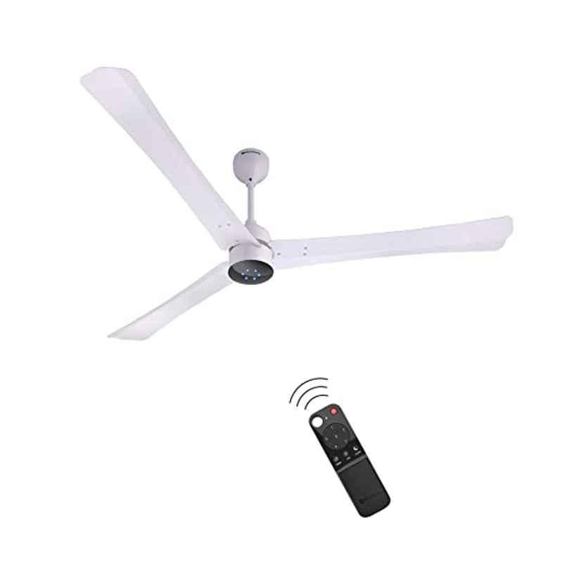 Atomberg Renesa+ 28W Pearl White 5 Star 3 Blade BLDC Motor Ceiling Fan with Remote, Sweep: 1400 mm