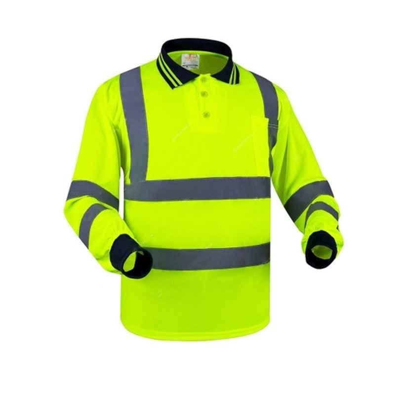 Empiral E104792901 Polyester Yellow Polos T-Shirt, Size: S