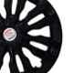 Auto Pearl 4 Pcs 14 inch ABS Black Wheel Cover Set for Maruti Suzuki Swift Dzire T-1
