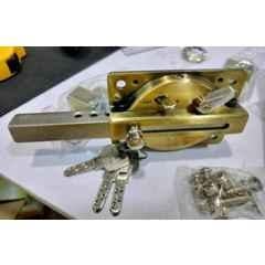 Plantex Interlock for Home/Heavy Brass 6 Turn Lever Interlock/Mortise Locks for Shop, Office with 3 Computerised Key PARMANU, Antique Brass