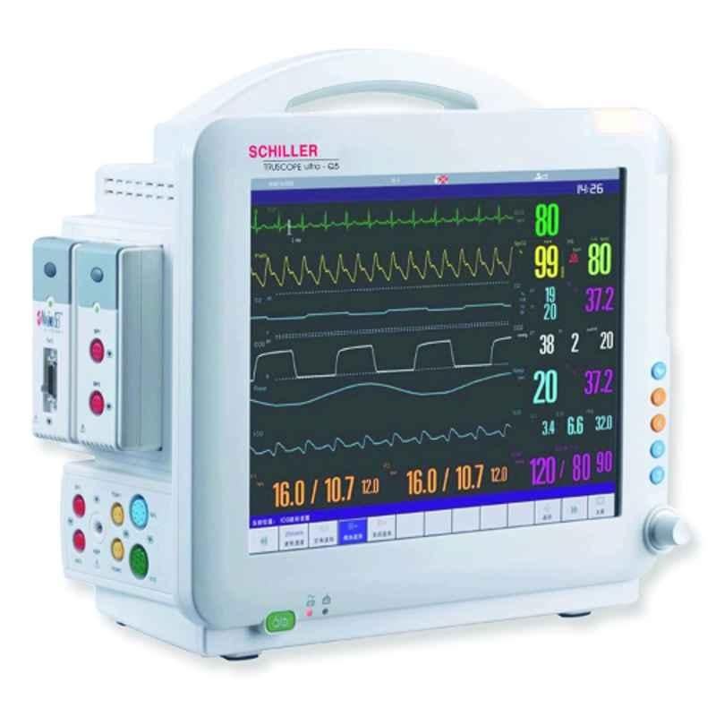 Schiller Ultra Q5 Digital SPO2 Patient Multi-Parameter Monitor with Touch Screen