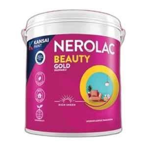Nerolac Beauty Gold Washable 1 Litre White Interior Wall Emulsion Paint with Stain Resistant & Low VOC