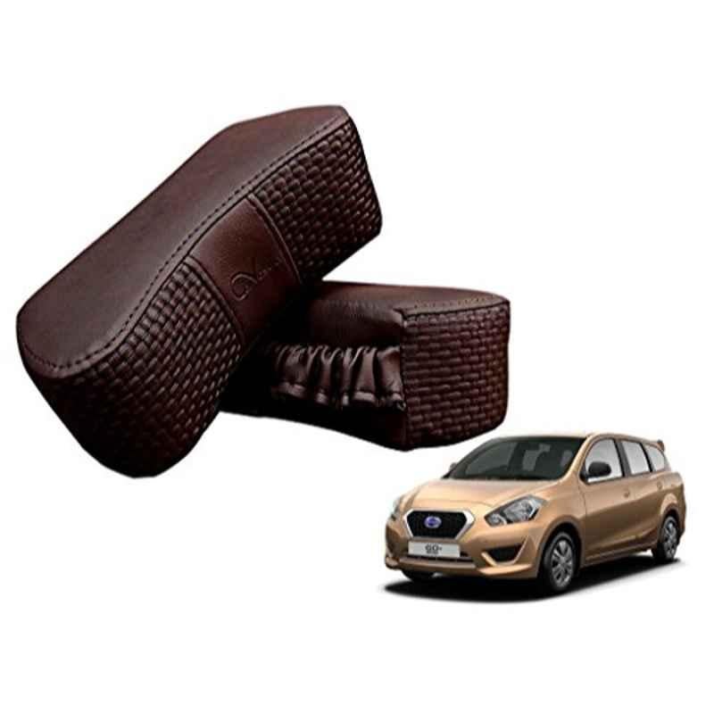 Kozdiko 2 Pcs Memory Foam Cola Neck Rest Cushion Pillow Set for Datsun GO+