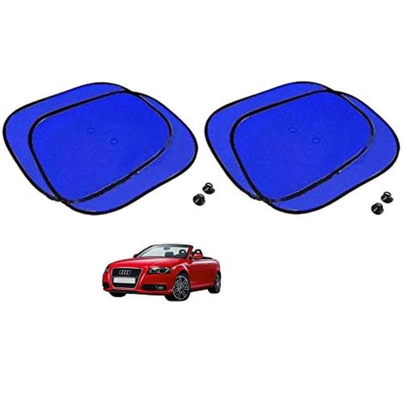 Kozdiko 4 Pcs Blue Chipkoo Car Window Sunshade Curtain Set for Audi A3 Cabriolet, koz_82894