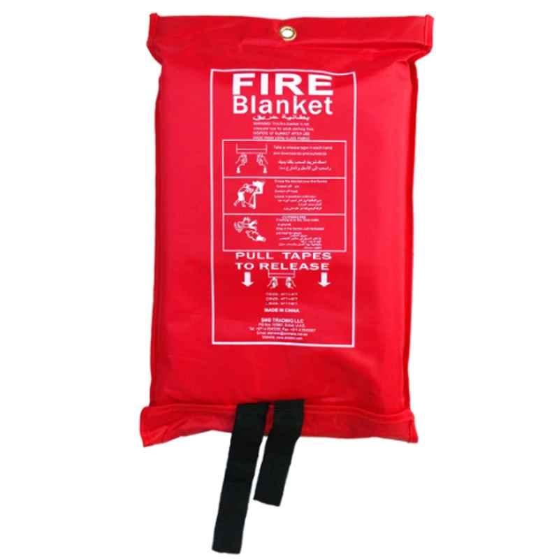 Taha Safety Fiberglass Cloth White Fire Blanket, Size: 6x6ft
