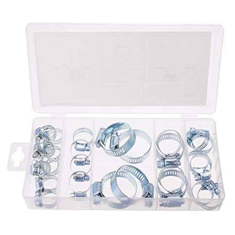 Rubik 26Pcs 16-40mm Stainless Steel Hose Clamps Set