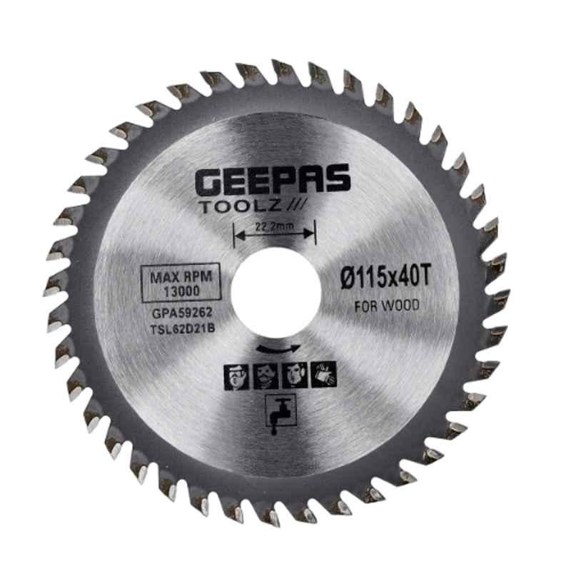 Geepas 22.2x115mm Wood Cutting Saw Blade, GPA59262
