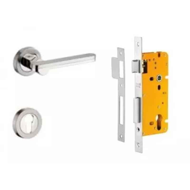 Dorset ML Series Art Stainless Steel Patina Finish Door Handle Lock Set with (Pack of 4)