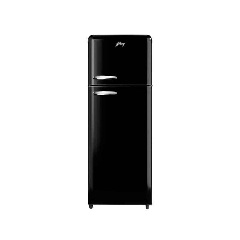 Godrej Eon Inspire 308 Litre 2 Star Piano Black Double Door Refrigerator, RT EONINSPIRE 366BN HCIT PA BK