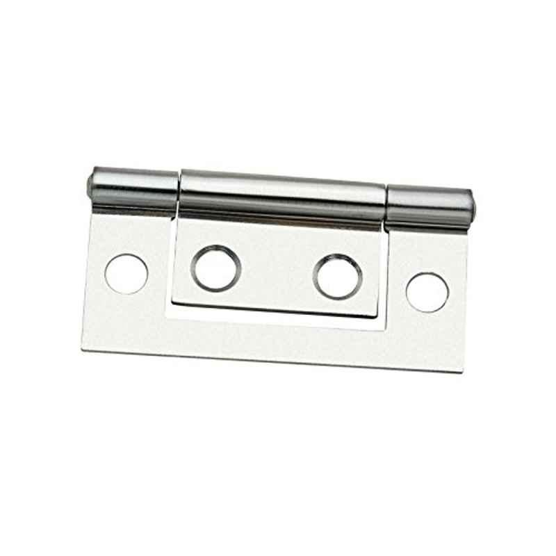 Buy Screwtight 1.5 inch Iron Chrome Finish Flush Hinge, S170701CP-10 ...