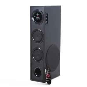 Krisons Sound Blaster 80W 8 inch Woofer Bluetooth Tower Speaker with USB, AUX, LCD Display & Built-in FM