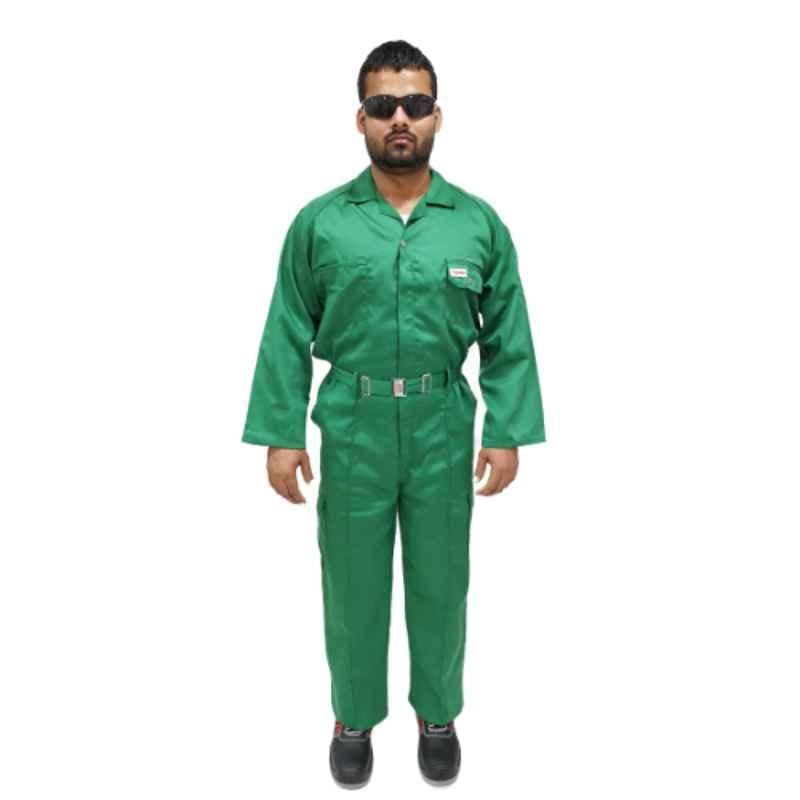 Taha Poplin Green Coverall Size: 3XL