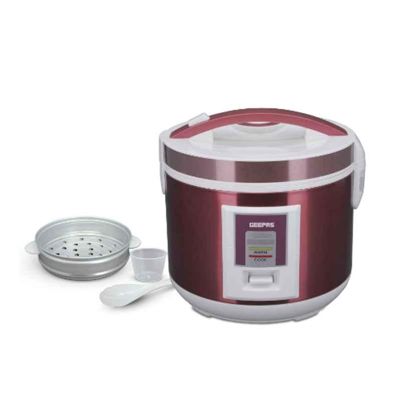 Geepas 500W 1.5L Stainless Steel Ricer Cooker, GRC4328