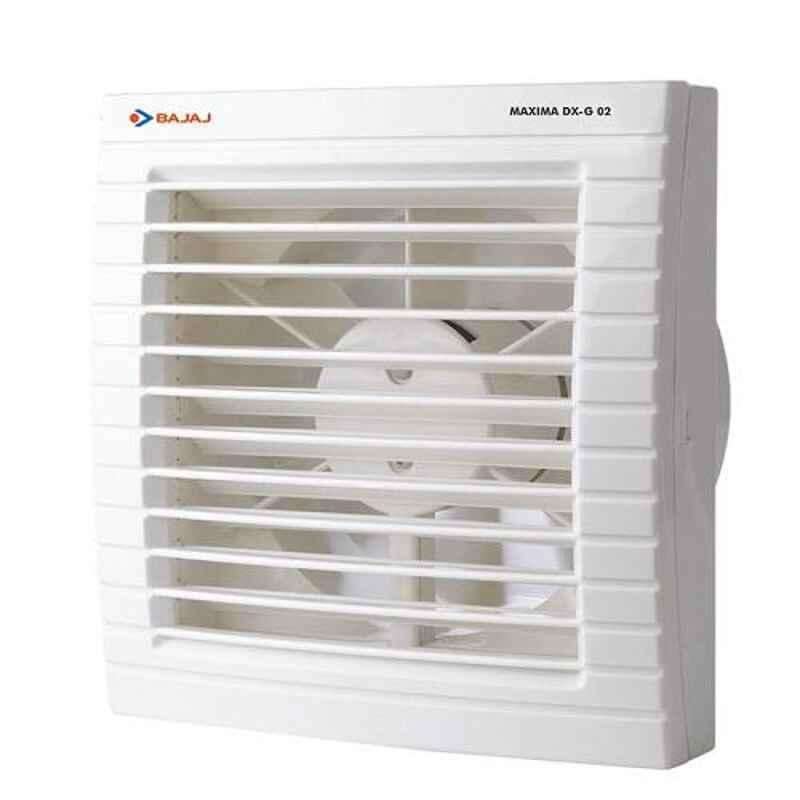 Bajaj Maxima DxI G02 Ivory Domestic Exhaust Fan, 70505, Sweep: 100 mm