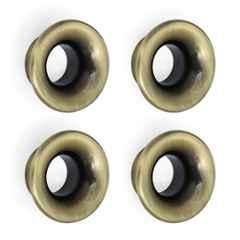 Plantex Knobs for Drawers/Drawer Knobs/Round Knob for Cabinets/Pull-Push Knob for Kitchen/Bedroom Drawer (Pack of 4) Antique Brass