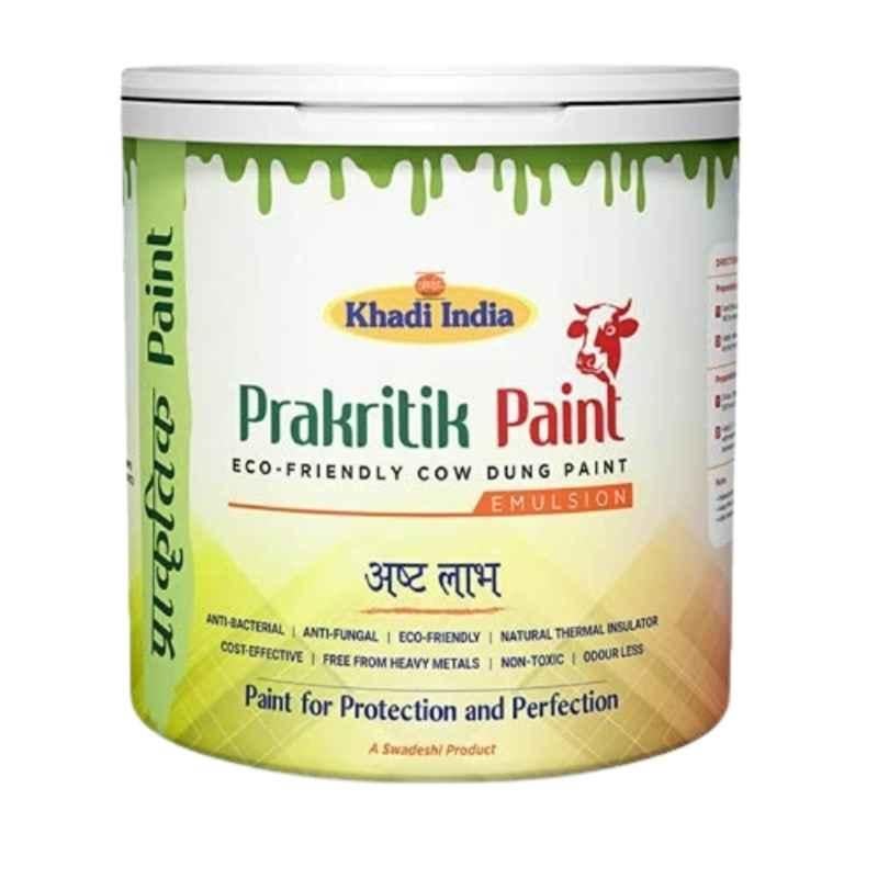 Khadi Prakritik Paint 10 Litre White 2-in-1 Interior Emulsion Paint