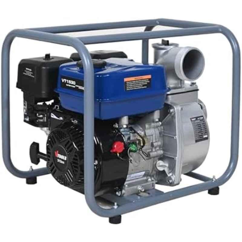 VTOOLS 7HP 3600rpm 4 Stroke High-Performance Water Pump with OHV, Air Cooled, Single Cylinder & Low Oil Sensor, VT1530
