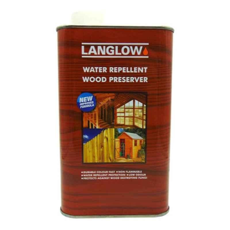 Langlow Classic 1L Transparent Water Repellent Wood Preserver Wood Worm Killer