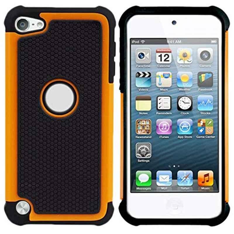 Rubik Rubber Orange Case Cover for Apple iPod