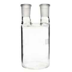 ABGIL 250ml Borosilicate Glass Two Neck Woulff Gas Bottle, Joint: B-14, ABG850
