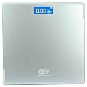 Gigawatts 180kg White Digital Body Weight Weighing Scale with Strain Gauge Sensor & Blue Backlight LCD Display