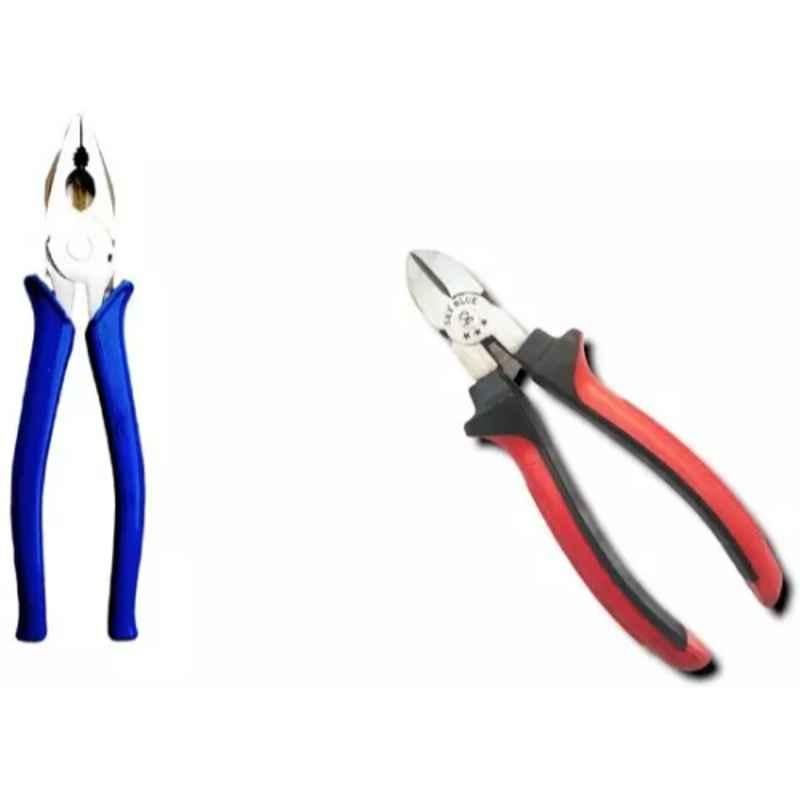 Sky Blue 2 Pcs 7.8 inch Groove Plier Combo, SBE_PLIER_COMBO_MOD_00165