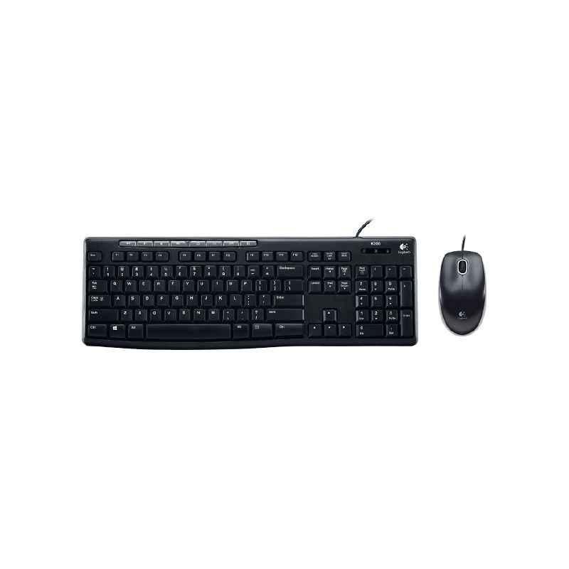 Logitech MK200 Media USB Combo of Keyboard & Mouse