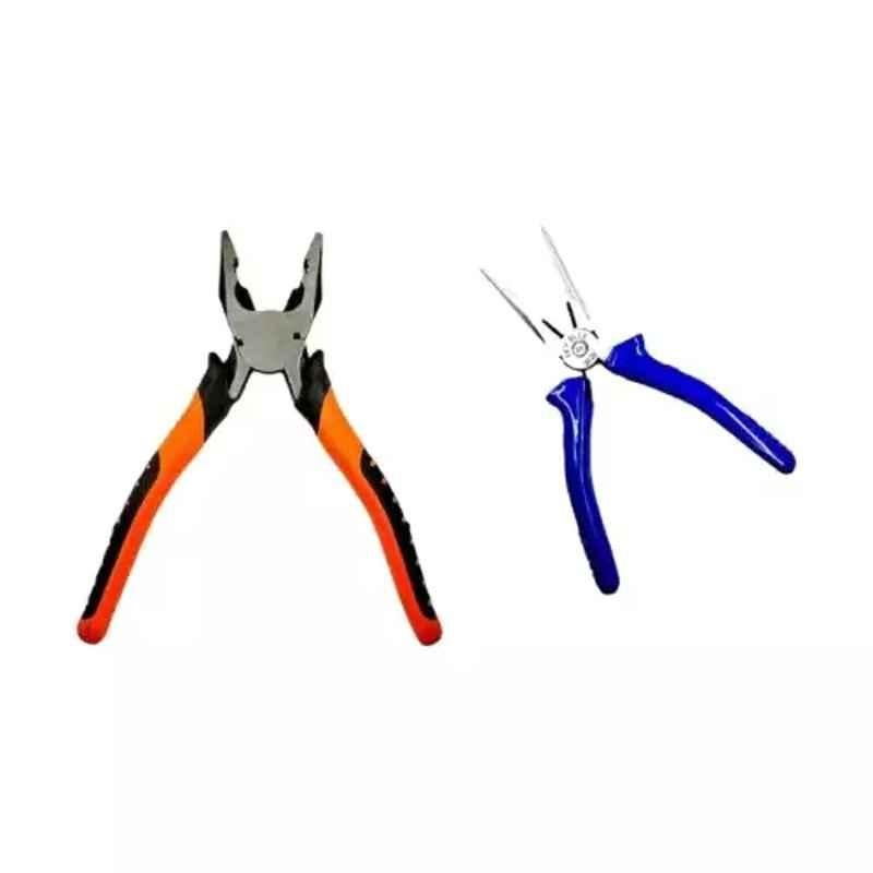 Sky Blue 2 Pcs 7.8 inch Lineman Plier Combo, SBE_PLIER_COMBOS_COMBO_591