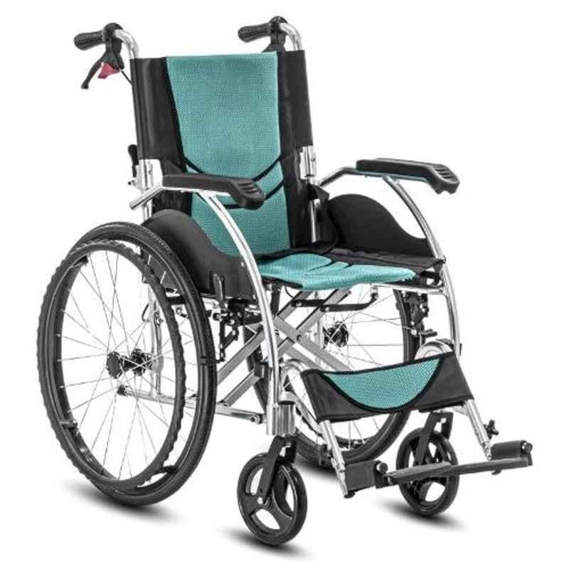 KosmoCare 44x91cm Light Blue Elegant Breeze Wheelchair, RCS406L