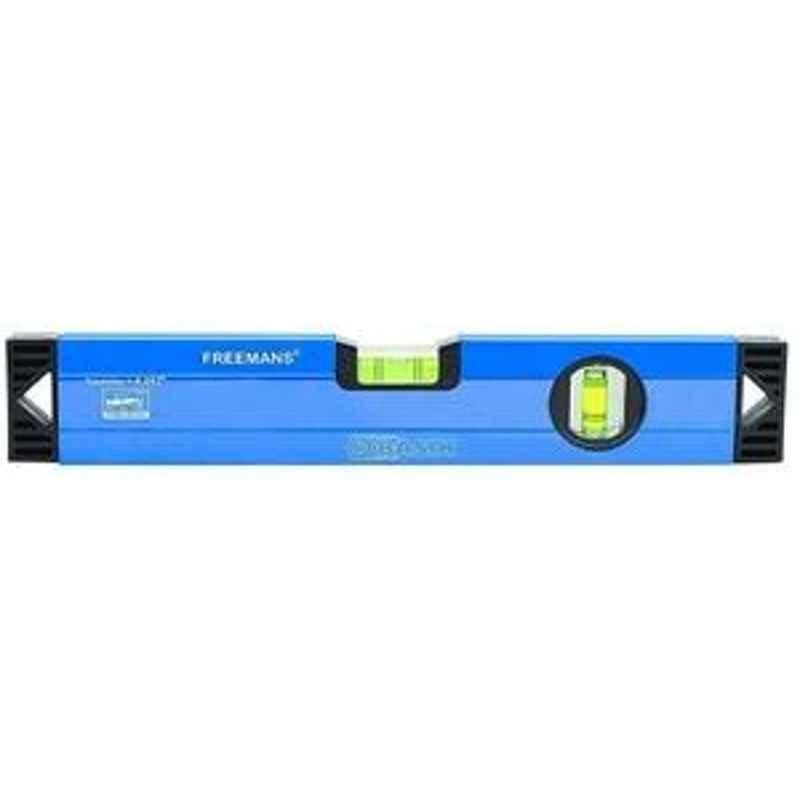 Freemans BSLM245 Spirit Level With Magnetic Base 2 Vials 450 mm