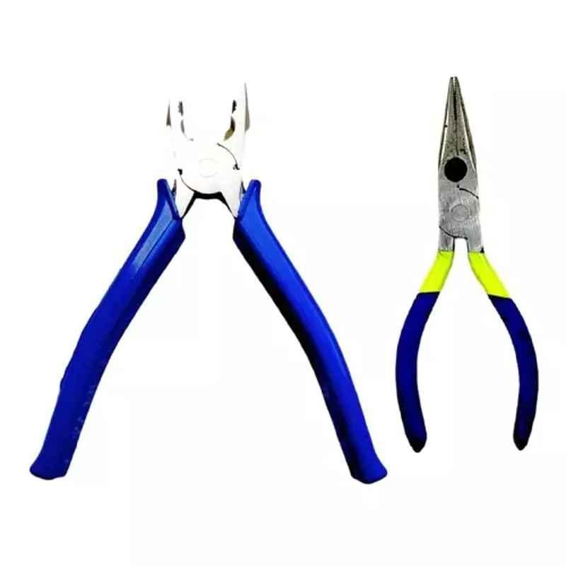 Sky Blue 2 Pcs 7.8 inch Lineman Plier Combo, SBE_PLIER_COMBOS_COMBO_283
