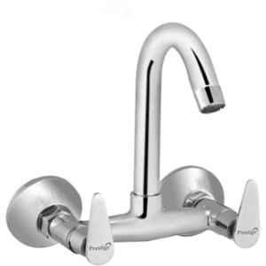 Prestige Slim Brass Chrome Finish Silver Sink Mixer