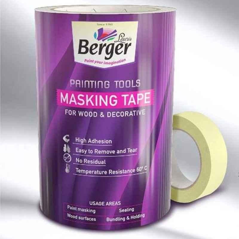 Berger 48mm Plastic Multi Masking Tape with High Adhesion for Multipurpose Application, F00MT00ZY7001000