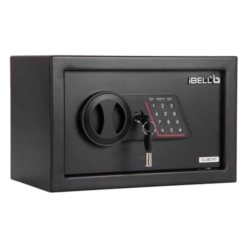 iBELL SL-20B 20 Litre Metal Black Digital Electronic Safe Locker for Personal & Office Use