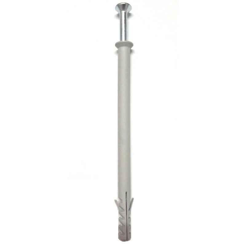Lovely 8x100mm Nylon Frame Fixing with Screw Wall Plug (Pack of 12)