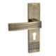 ATOM 8 inch Alloy Steel Brass Antique Finish Mortise Door Lock Set, MH-O31-CY-BA-BSK