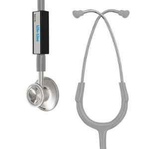 Lifeline Alpha Aluminium Grey Single Diaphragm Chest Piece Stethoscope with Y Tube, STH013-GR