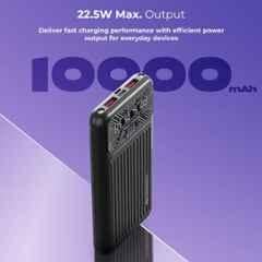 Zebronics ENERGIPOD-20R4 10000mAh Black Power Bank