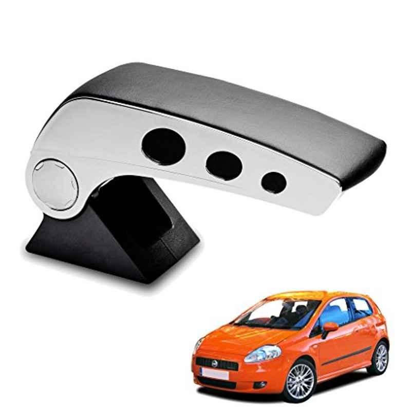 Kozdiko Black Chrome Finish Car Armrest for Fiat Grand Punto