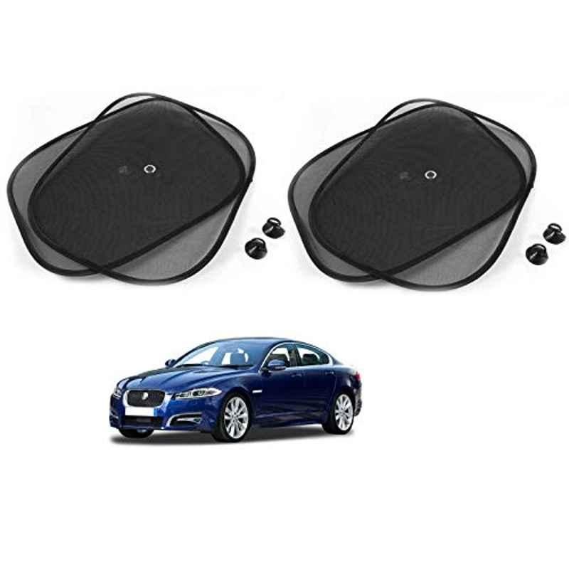 Kozdiko 4 Pcs Black Chipokoo Car Window Sunshade Curtain Set for Jaguar XF, koz_79098